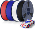 High Speed PETG Filament 1.75mm 4KG Bundle - 4 Colors Pack