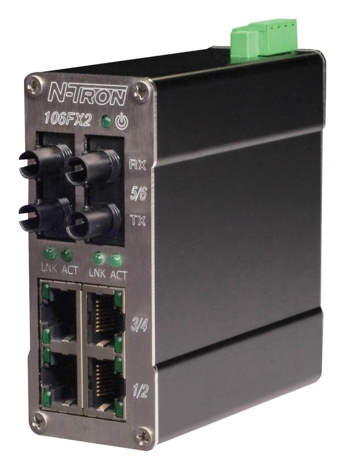 N-TRON 106FX2 Industrial Ethernet Switch for Reliable Networking