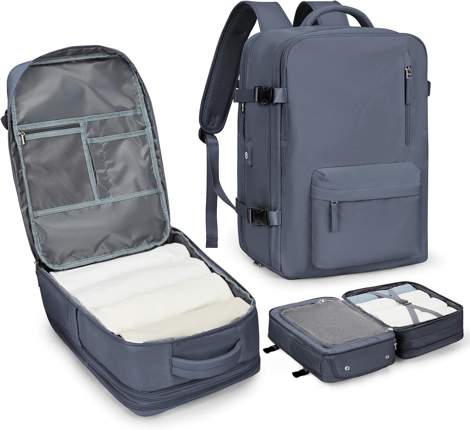 WONHOX Large Travel Backpack for Business and Daily Use