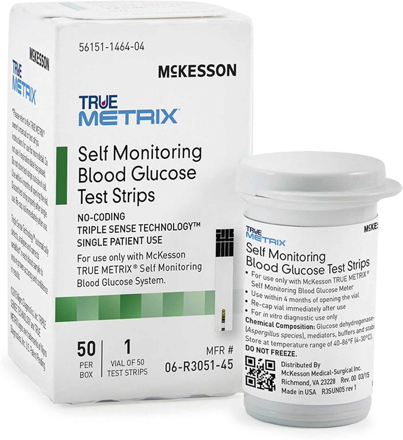 McKesson True METRIX Blood Glucose Test Strips for Diabetes