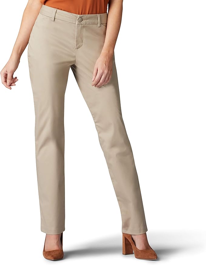 Lee Women's Wrinkle Free Relaxed Fit Straight Leg Pant Review