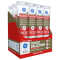 GE Advanced Silicone Caulk for Kitchen & Bathroom, Clear Sealant