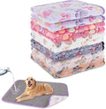 Waterproof Dog Blankets 6 Pack - Reversible Fleece Protectors