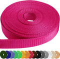2 in Webbing Roll 50 Yards Hot Pink - Heavy Duty Outdoor Strap