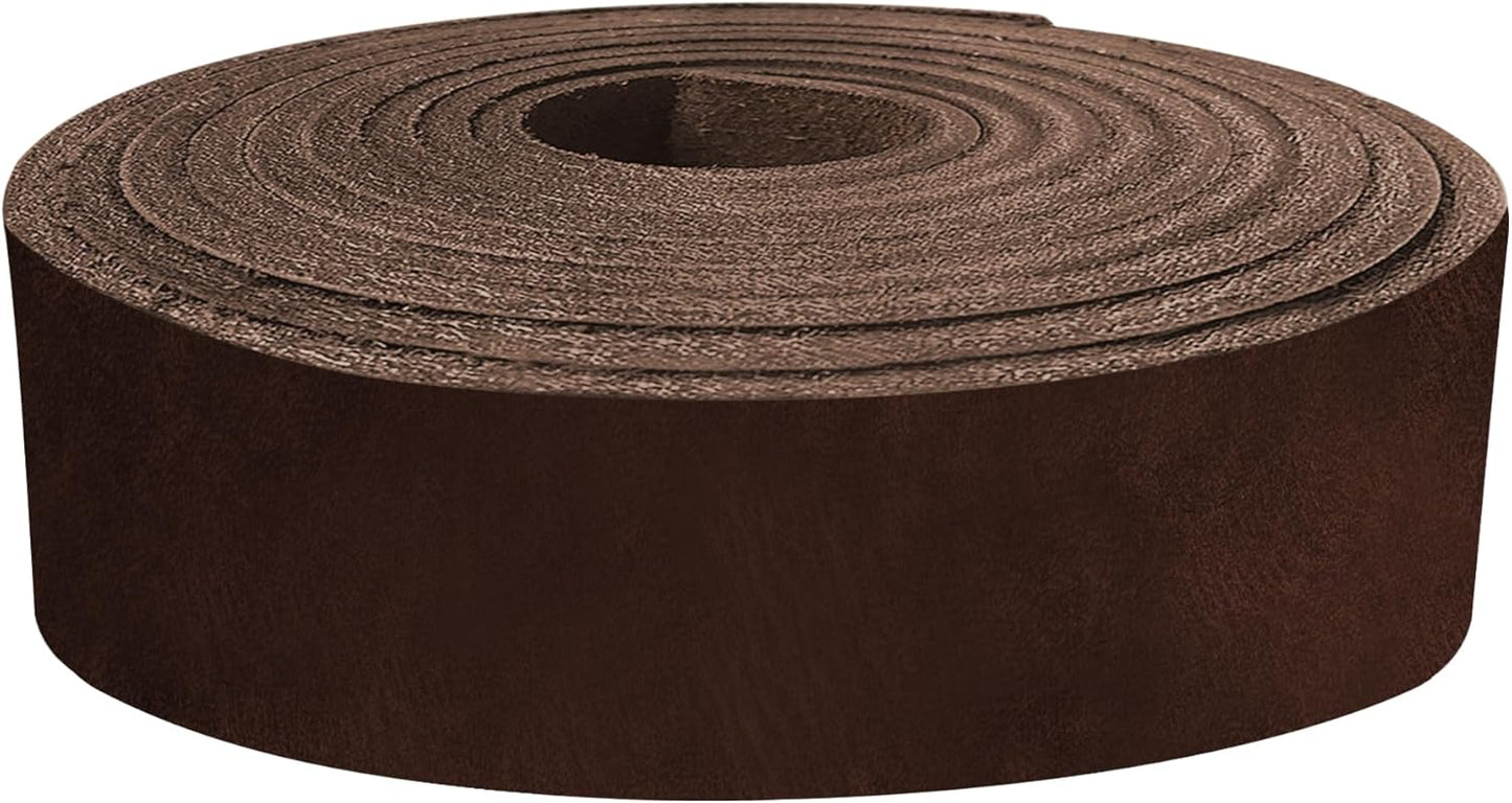 Latigo Leather Belt Straps for DIY Crafts and Heavy Duty Use