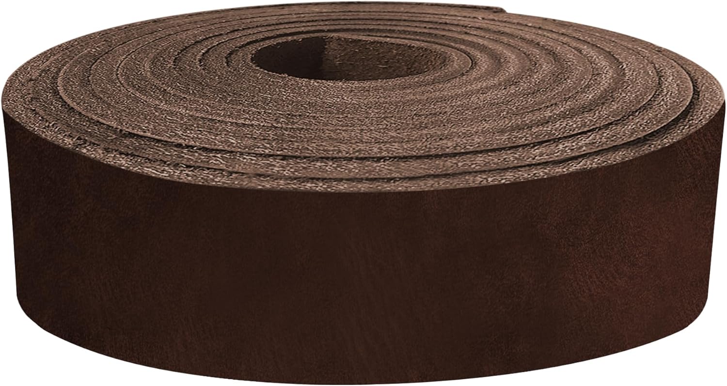 Latigo Leather Belt Straps for DIY Crafts and Heavy Duty Use