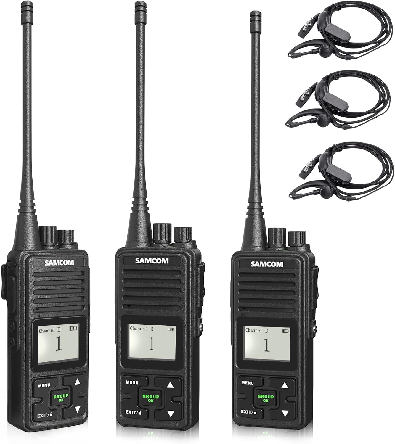 Long Range Two Way Radios with Heavy Duty 3000mAh Battery