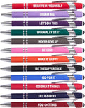 12 Funny Motivational Stylus Pens by Actsun