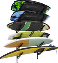 Multi Board Surf Rack Wall Mount - Adjustable 6 Board Storage
