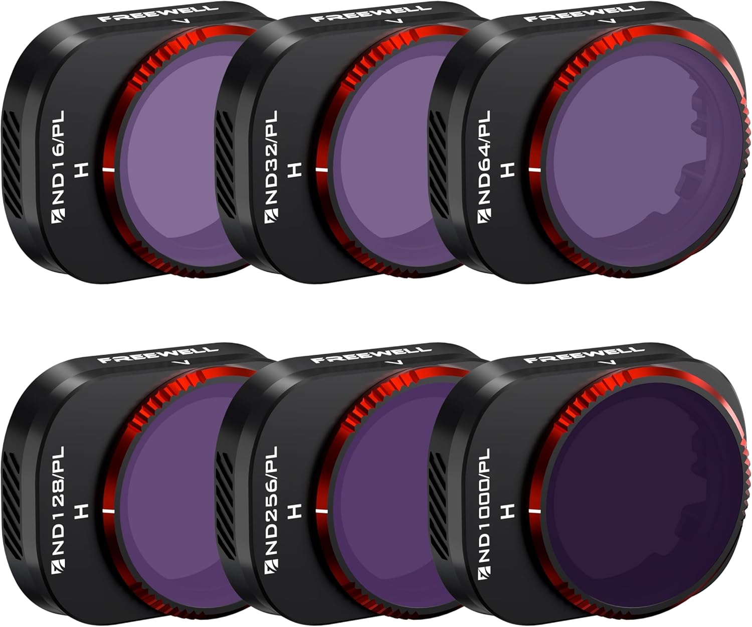 Freewell Bright Day Hybrid ND Filters for Mini 4 Pro - 6 Pack