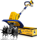 9in Cordless Tiller Cultivator Compatible with DeWalt 20V - 360RPM