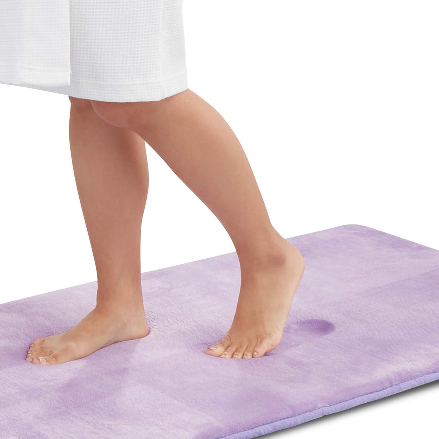 Genteele Memory Foam Bath Mat Non Slip Absorbent Cozy Rug
