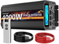 4000 Watt Power Inverter 12V to 110V 120V - Portable Family Converter