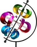 62.9 in Large Wind Spinner Outdoor Decor - Dynamic Garden Accent