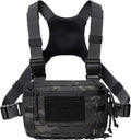 Tactical EDC Chest Bag 2L Utility Molle Chest Rig Pouch - CCW Ready