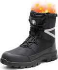 ANGRYRAM Winter Steel Toe Boots for Men - Warm, Puncture-Resistant