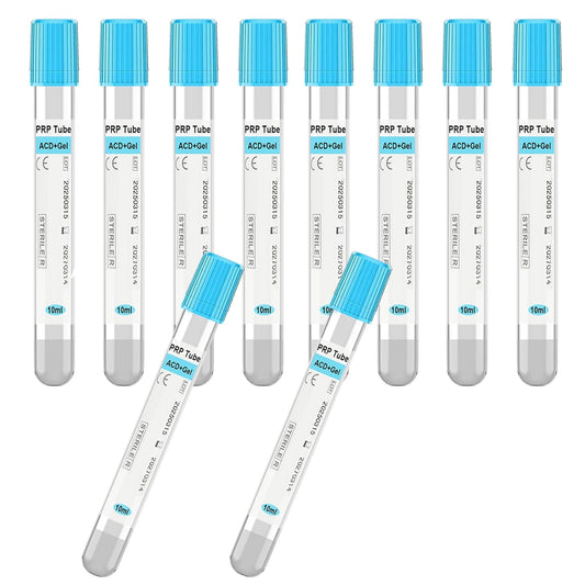 10-Pack 10ml PRP Gel Tubes for Efficient PRP Separation