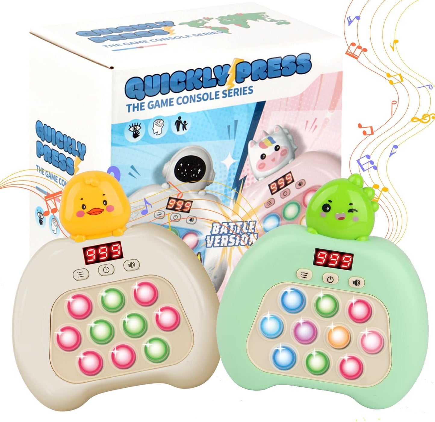 Interactive 2-Pack Dino Puzzle Games for Kids 6-12