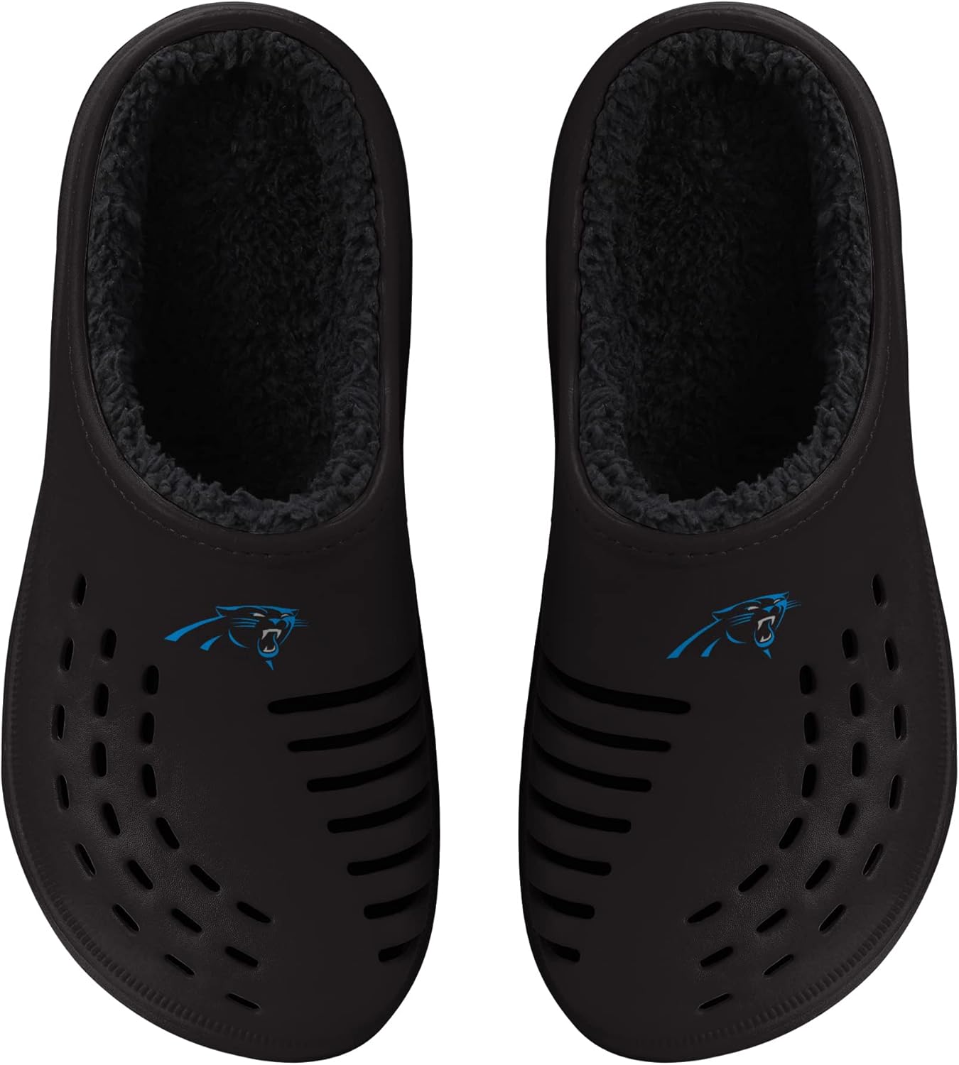 FOCO Men's NFL Sherpa Lined Big Logo Clog for Ultimate Comfort