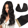 DOORES Hair Extensions Tape in Natural Black 20 in 20pcs - Natural