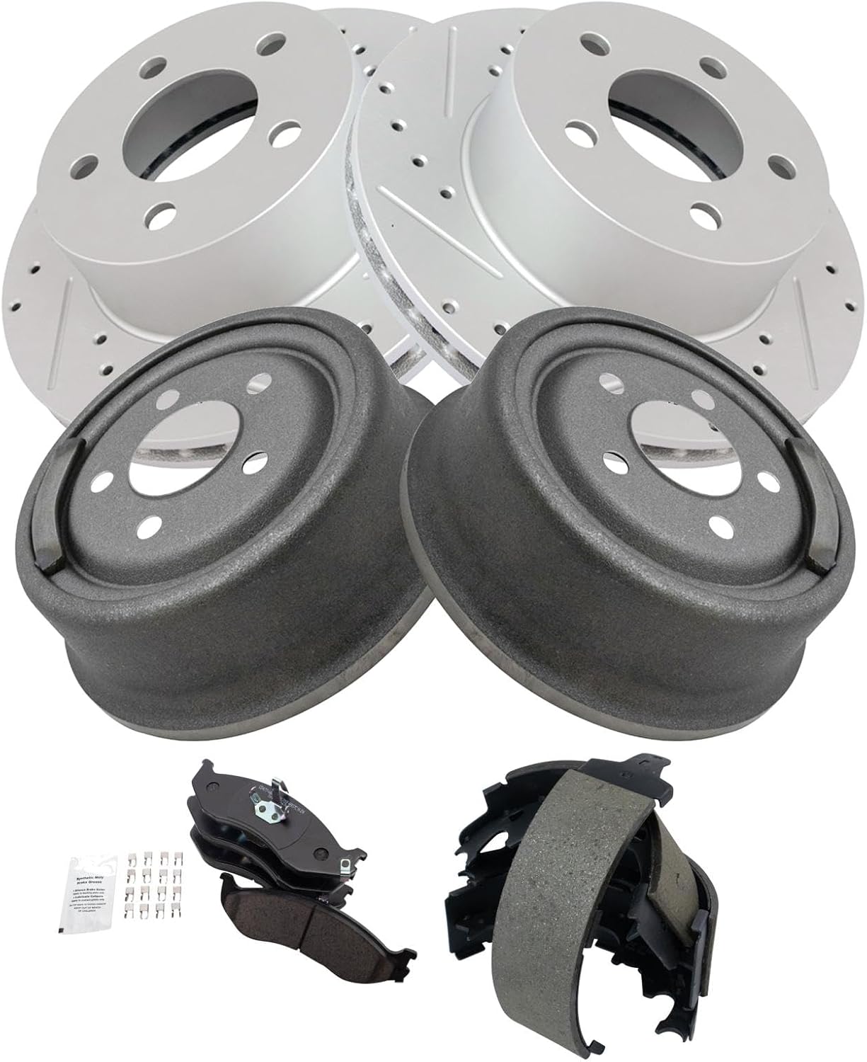 Premium G-Coated Ceramic Brake Pad & Rotor Kit for Jeep Models