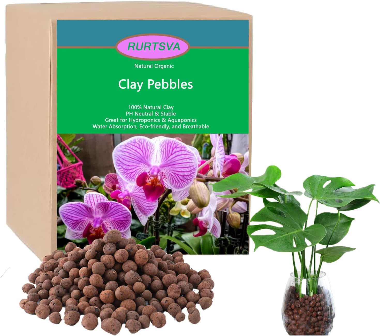 Natural Leca Clay Pebbles for Hydroponics and Gardening Needs
