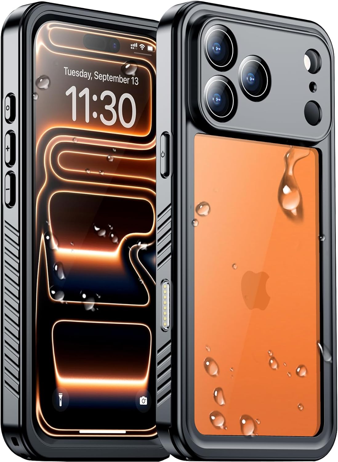 Temdan Waterproof Case for iPhone 17 Pro Max - Full Body Protection