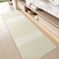 Waffle Bath-Mat 24 in x 72 in Cream - Super Absorbent, Non Slip