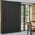 Patio Sliding Door Curtains Extra Wide Blackout Panel - Heavyweight