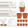 Let Love Grow Seed Packet Wedding Favors Set - 50 Complete Kits