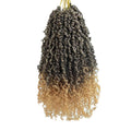 10 Inch Pre-Looped Yanky Twist Crochet Hair - Lightweight Mini Passion