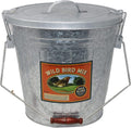 Audubon Woodlink Galvanized Steel Rustic Farmhouse Seed Storage Bucket