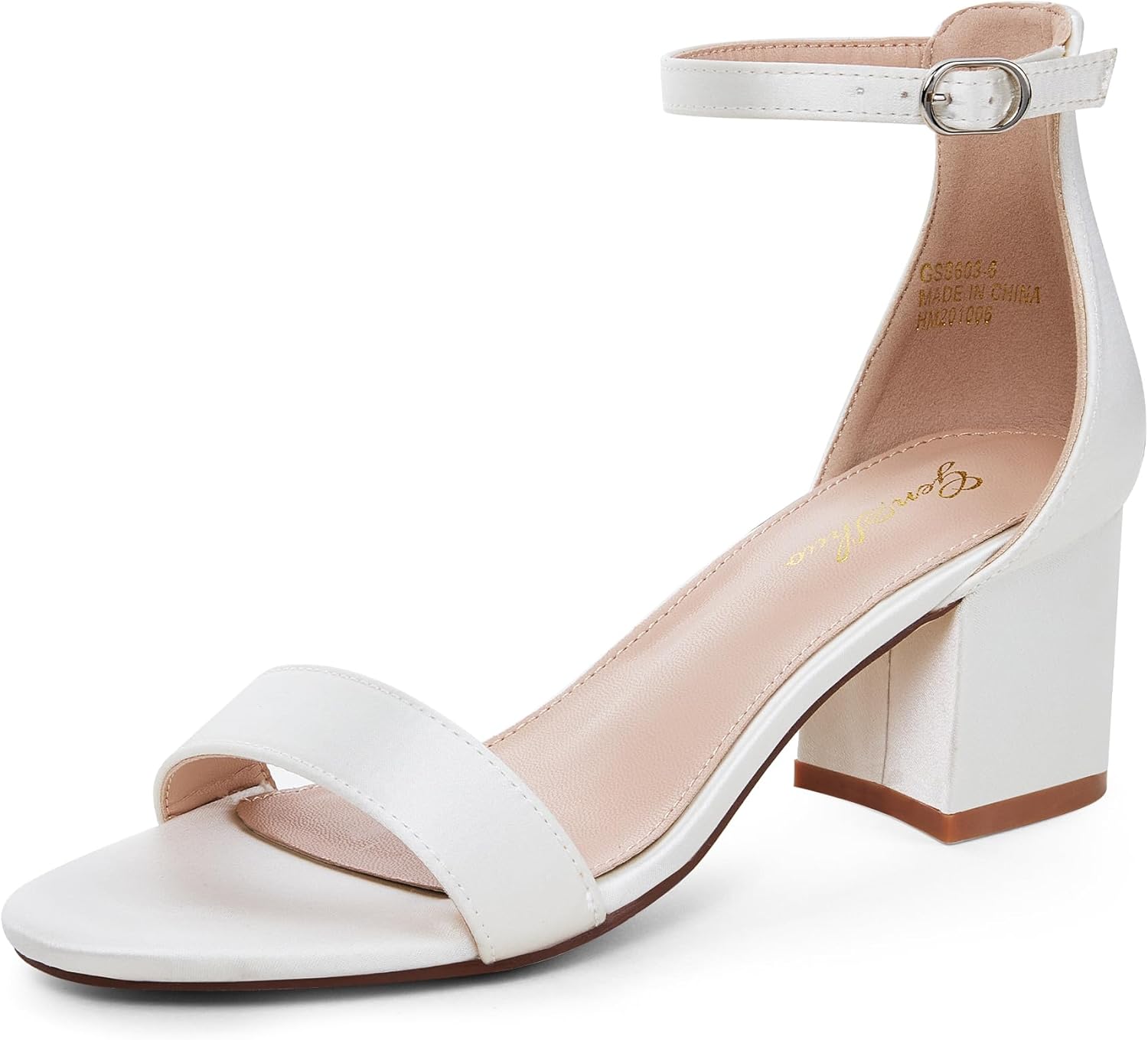 GENSHUO Women's Low Kitten Heel Sandals for Every Occasion
