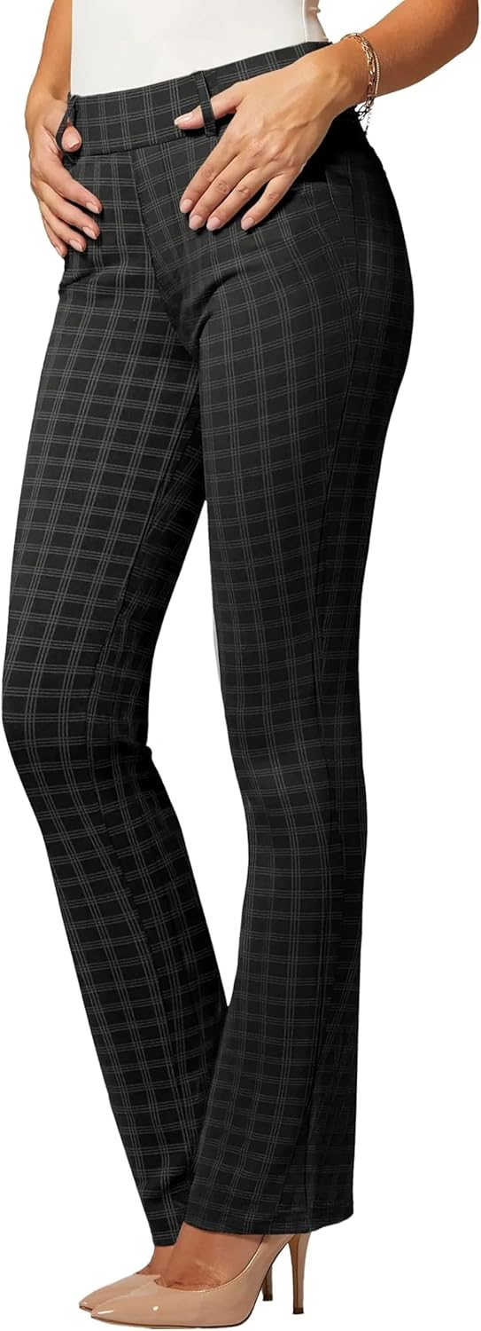 Stretch Slacks for Women - Tummy Control Bootcut Pants