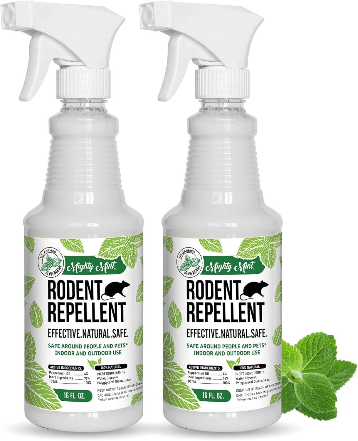 Mighty Mint Peppermint Oil Rodent Repellent Spray for Mice