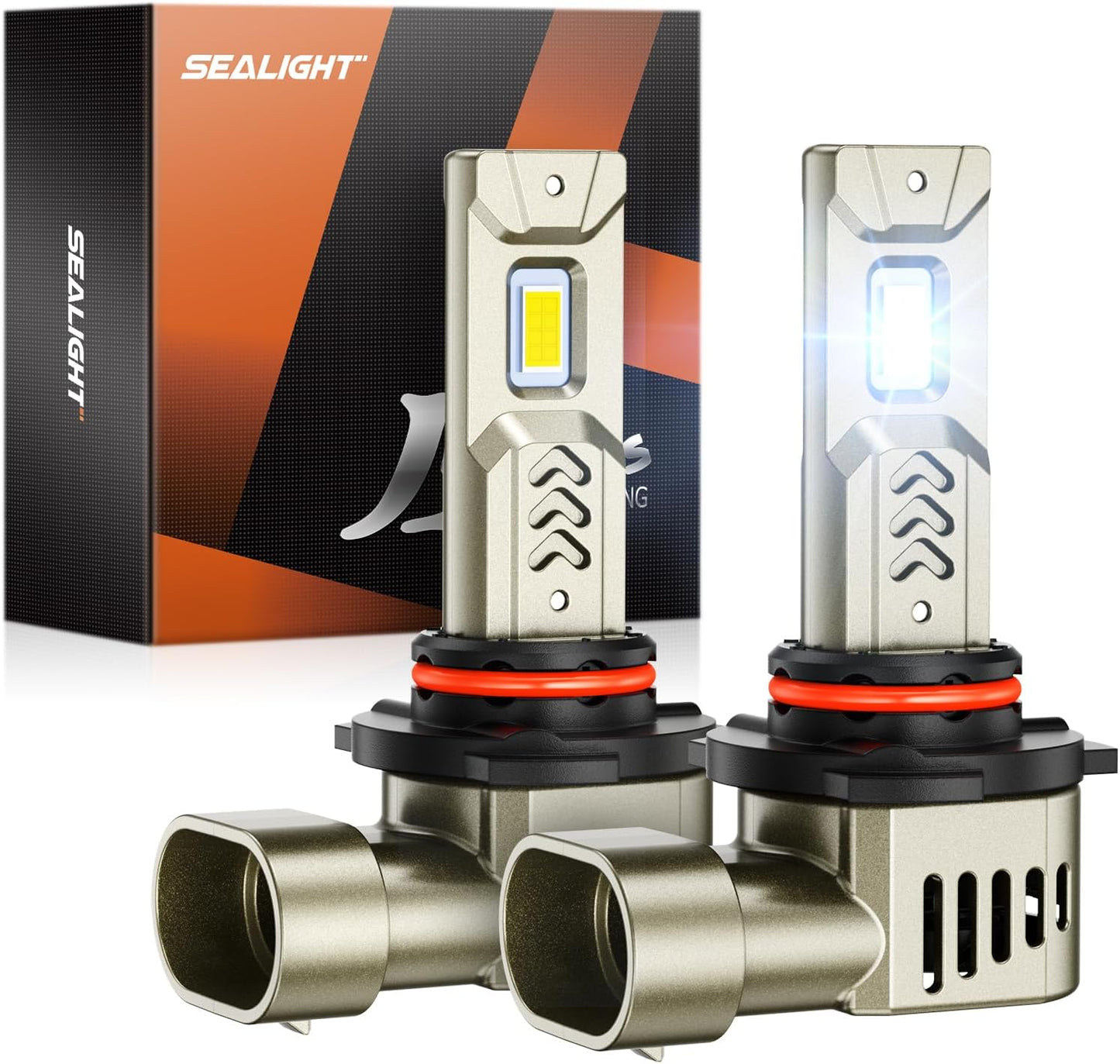 SEALIGHT 9005 Fog Bulbs: 34000LM Super Bright 6500K Cool White