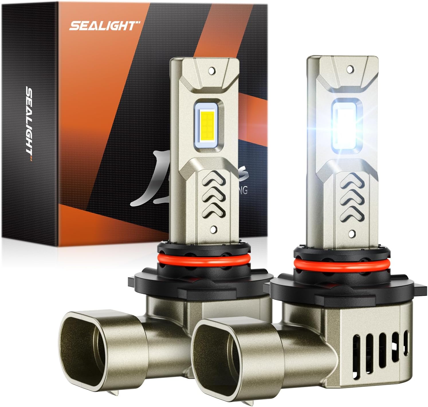 SEALIGHT 9005 Fog Bulbs: 34000LM Super Bright 6500K Cool White