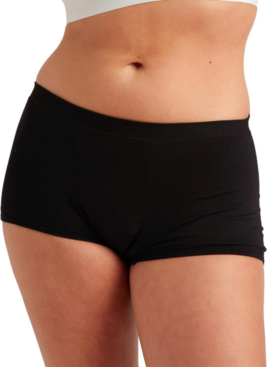 Saalt Comfort Modal Boyshort Period Underwear for Heavy Absorbency