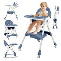 6 in 1 High Chairs for Babies and Toddlers - Portable Foldable High