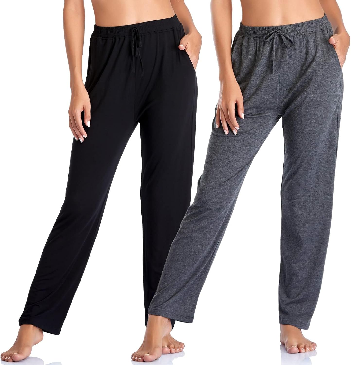 Envlon Women's Yoga Pants with Pockets for Comfort and Style