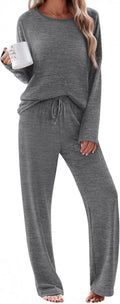 Ekouaer Pajama Set for Women - Cozy Long Sleeve Sleepwear