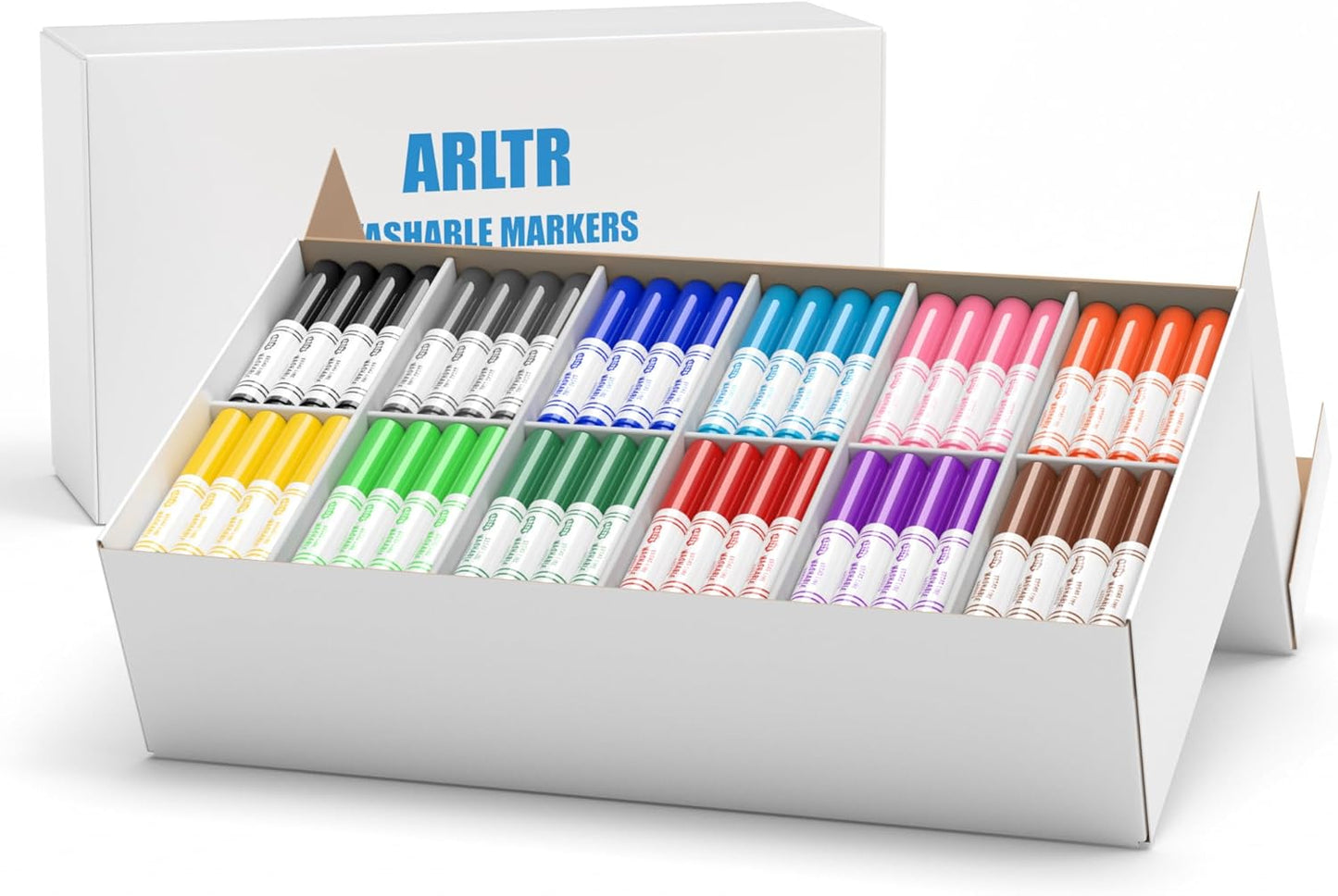 Washable Markers Bulk Pack for Kids' Classrooms & Teachers