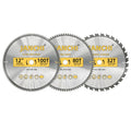 3-Pack 12-Inch Miter Saw Blades for Precision Wood Cutting