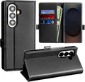 Samsung Galaxy Z Fold 7 Wallet Case - Retro Oil Wax Leather Folio