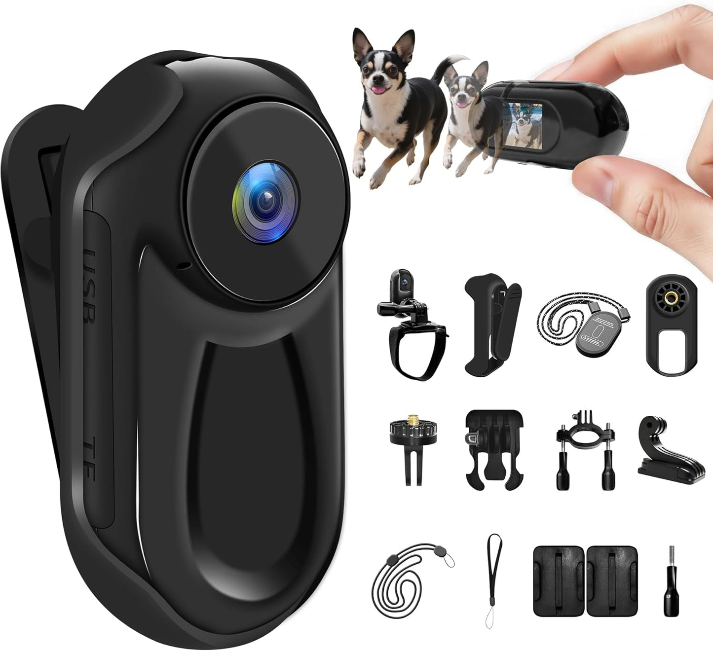 Thumb Size Mini Body Camera 1080P for Action and Adventure
