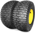 15x6.00-6 Lawn Mower Tire and Wheel Assemblies (2 Pack) - Durable Fit