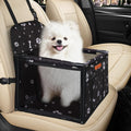 Dog Car Seat Puppy Portable Pet Booster Car Seat with Clip-On Leash