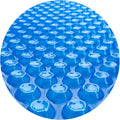 Solar Pool Cover 12 Foot Round 10Mil Blue Bubble Pool Blanket - Solar