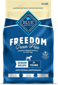 Blue Buffalo Freedom Grain-Free Senior Dry Dog Food for Active Dogs