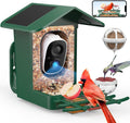 PeckCam Bird Feeder with Camera Solar Powered - 2K Live Birdwatching